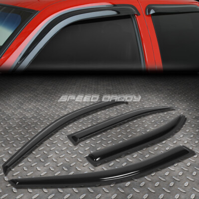 ДЛЯ 93-97 TOYOTA COROLLA ДЫМЧАТЫЙ ТОНИРОВАННЫЙ КОЗЫРЕК ДЛЯ ЗАЩИТЫ ОТ СОЛНЦА, ВЕТРА и ДОЖДЯ