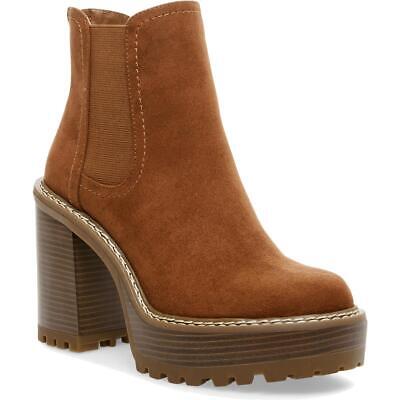 Madden Girl Womens Kamora Faux Suede Ankle Platform Boots Shoes BHFO 5750