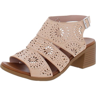 

Розовые сандалии на каблуке Mia Kids Girls Rosalinda 3 Medium (B,M) Little Kid BHFO 7701, Blush burnish