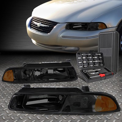 ДЛЯ 95-00 CIRRUS STRATUS ДЫМЧАТЫЙ КОРПУС ЯНТАРНОЙ БОКОВОЙ ФАРЫ ГОЛОВНОГО ФОНАРЯ + НАБОР ИНСТРУМЕНТОВ