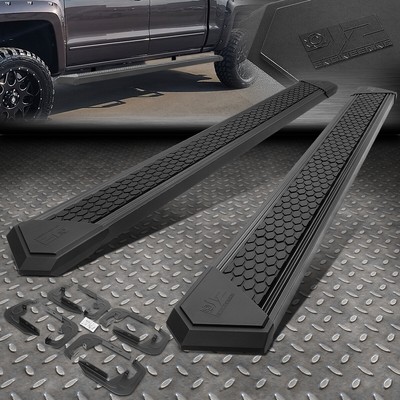 J2 ДЛЯ 07-19 SILVERADO SIERRA CREW CAB 8 ЧЕРНАЯ ПОДНОЖКА В ВИДЕ ПЧЕЛИНЫХ СОТ