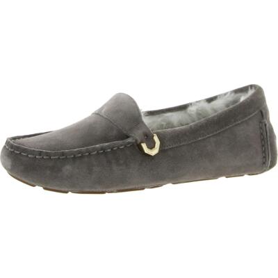 

Женские мокасины с круглым носком из искусственной замши Cole Haan Elise Driver BHFO 4907, Charcoal gray suede, Elise Driver