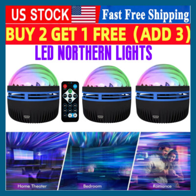 Northern Light Galaxy LED Lamp, Aurora Star Light Projector, with Remote Control