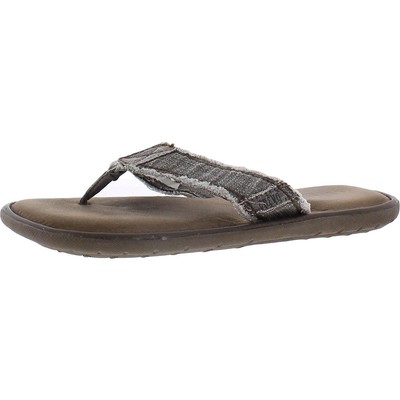 

Мужские шлепанцы Crevo коричневого цвета с потертостями из конопли 12, средний (D) BHFO 8679, Chocolate