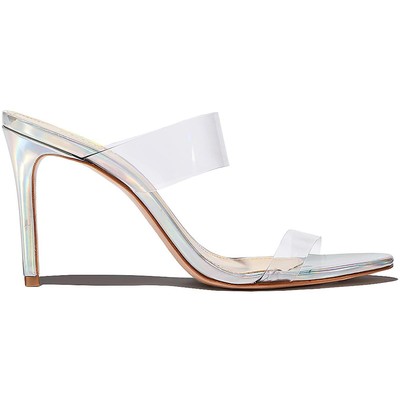 Женские виниловые переливающиеся туфли-лодочки Schutz Ariella Slide Shoes BHFO 0056