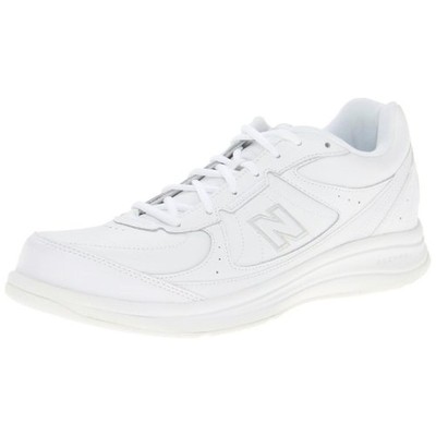 

New Balance 577 мужские белые кожаные кроссовки для ходьбы 11 Wide (E) BHFO 2934, Белый, 577