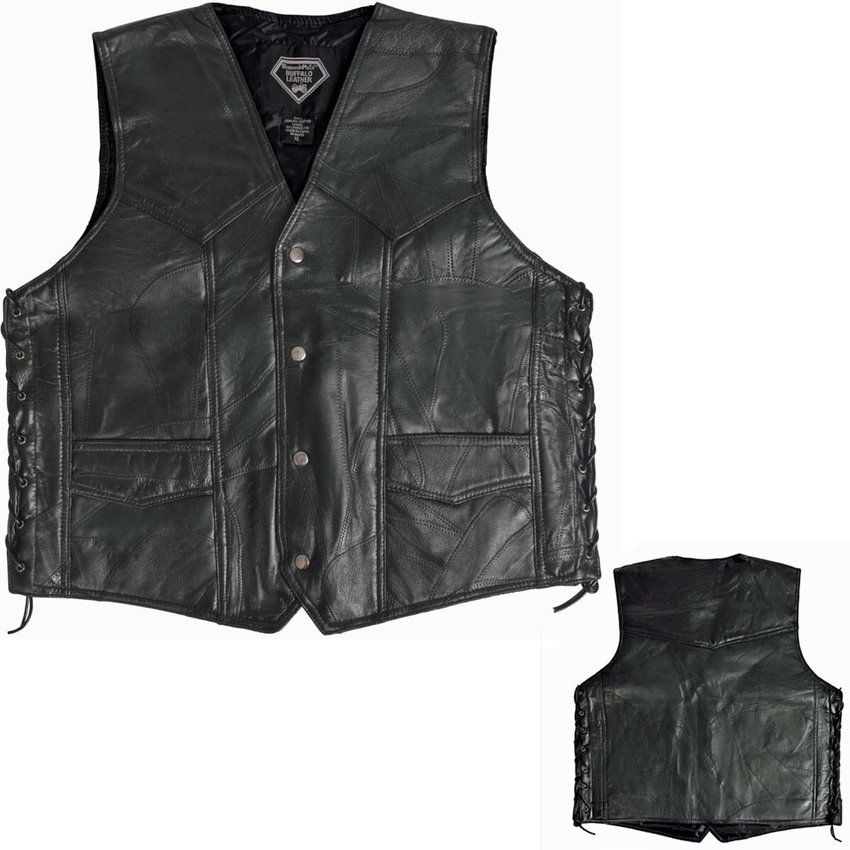 【greatLAnd】THREE HUNDRED LEATHER VEST XL greatLAnd THREE HUNDRED LEATHER VEST | greatLAn