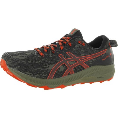Мужская спортивная обувь Asics Fuji Lite 3 зеленого цвета 13 Medium (D) BHFO 8983