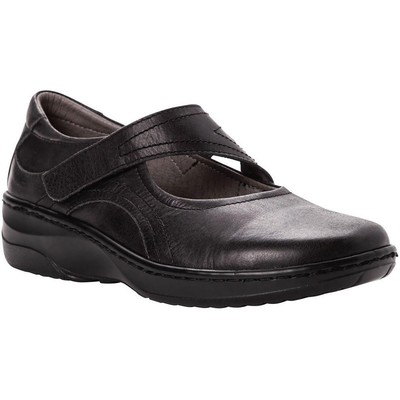 Propet Womens Golda Mary Jane  Black Mary Janes 10 Extra Wide (E+, WW) BHFO 1079