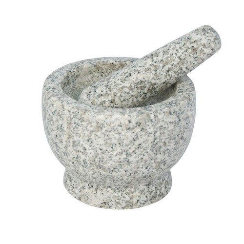 Zero Japan KTZ-002 Blue Herb Mortar with Wooden Roller W160