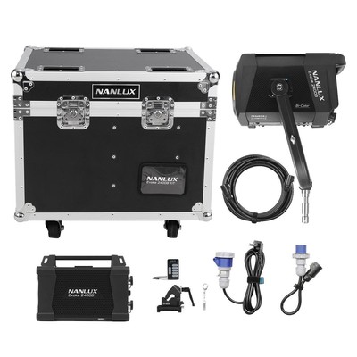 Nanlux Evoke 2400B 2400W Bi-Color LED Spotlight w/Flight Case,Reflector Soft Bag