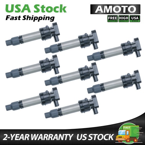 8PCS Ignition Coil For Buick Lucerne Cadillac DTS SRX STS XLR 4.6L V8 UF543