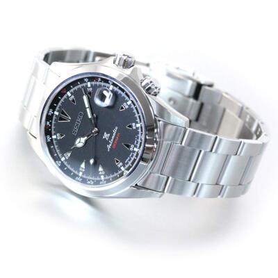 Pre-owned Seiko Prospex Alpinist Limited Model Sbdc087 Silver Black Wrist Watch Sports
