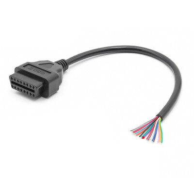 OBD2 OBD-II Opening Cable 16 Pin Female Extension Connector Diagnostic Cable