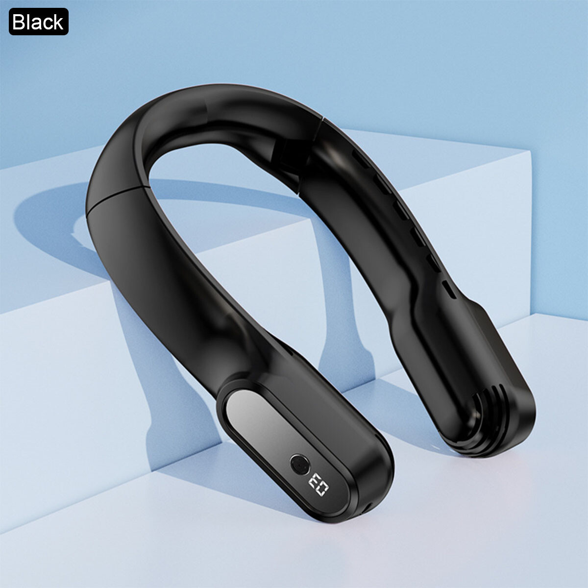 Portable Neck Fan Lazy Neckband Bladeless Air Cooler 5 speed USB Rechargeable