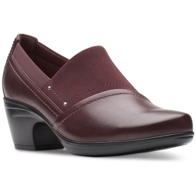 Женские кожаные лоферы Clarks Emily Step фиолетовые 8,5 средний (B,M) BHFO 4147