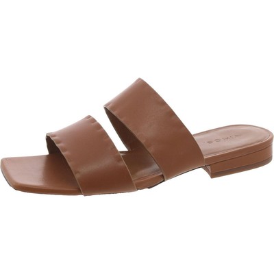 Женские босоножки-слипоны Zofi Mafalda коричневого цвета от Vince 7 Medium (B,M) BHFO 8251