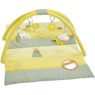Fehn 3-D-Activity-Decke Happy Dino mit Spielbogen ab 0+ Monaten TOP