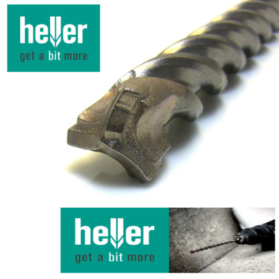 Betonbohrer SDSplus Steinbohrer Hammerbohrer HELLER TRI-JET Ø M6 - M16x600mm a