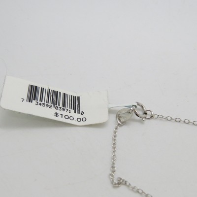 Victoria Townsend Sterling Silver Blue Topaz & Diamond Necklace & Earring Set E