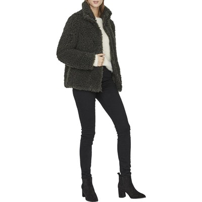 

Vero Moda Женская серая короткая куртка из искусственного меха Barry Tiffany Верхняя одежда  BHFO 7286, Peat, Barry Tiffany