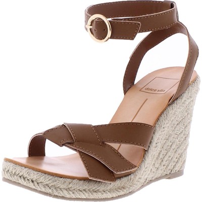 

Женские босоножки на танкетке Dolce Vita Maxie Brown Heels 5 Medium (B,M) BHFO 8720, Cognac stella, Maxie