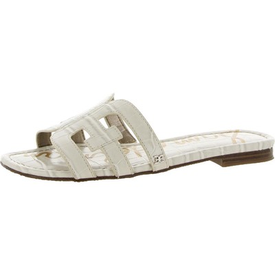 

Сандалии Sam Edelman Womens Bay цвета слоновой кости без шлепанца 8.5 Medium (B,M) BHFO 3869, Ivory croco print