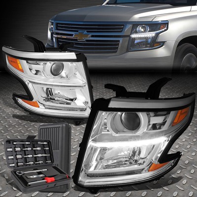 ДЛЯ 15-20 СВЕТОДИОДНЫХ ФАР ПРОЕКТОРА CHEVY TAHOE SUBURBAN LED CHROME ЯНТАРНОГО ЦВЕТА + НАБОР ИНСТРУМЕНТОВ