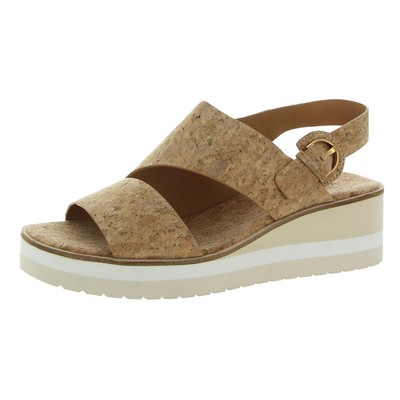 Vince Womens Shelby Brown Wedge Sandals Platform 8 Medium (B,M) BHFO 5378