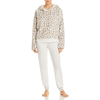 

Aqua Womens White Hoodie Comfy Cosy Hoodie Loungewear  BHFO 1123, Цвет слоновой кости