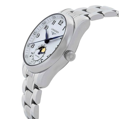 Pre-owned Longines Master Automatic White Dial Ladies Watch L2.409.4.78.6
