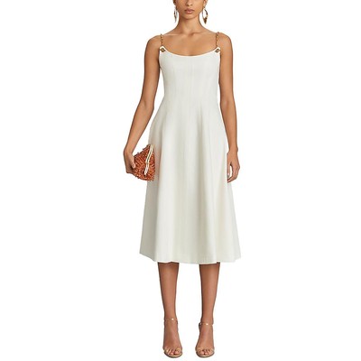 Cult Gaia Womens Kendra Ivory Chain Casual Solid Mini Dress 6 BHFO 8193