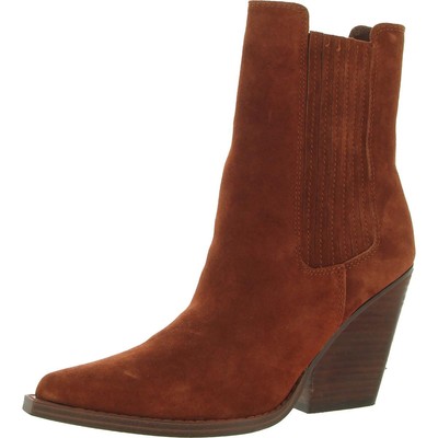 

Женские замшевые ботильоны Nine West Glena Brown, обувь 8,5, средний (B,M) BHFO 4858, Medium brown