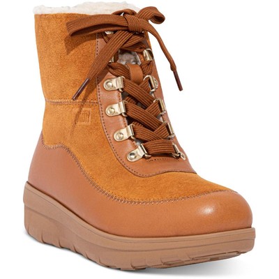 Зимние ботинки Fitflop Womens Muluk III коричневого цвета 7 Medium (B,M) BHFO 7078