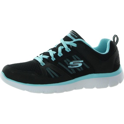

Skechers Женские саммиты New World Модные кроссовки из пены с эффектом памяти BHFO 3330, Black/light blue, Summits New World