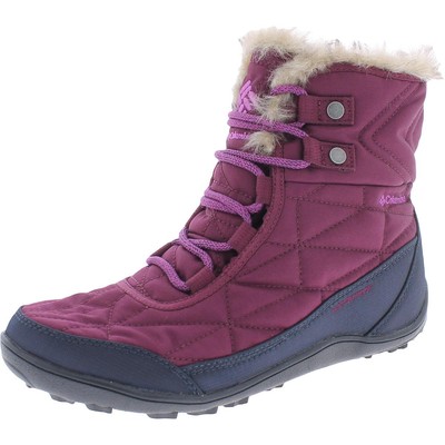 

Женские зимние ботильоны Columbia Minx Shorty III до щиколотки для холодной погоды BHFO 0664, Berry, Minx Shorty III