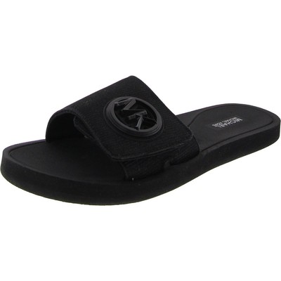 KORS Michael Kors Kids Womens Charm Slide Slide Sandals 9 Medium (B,M) BHFO 7563