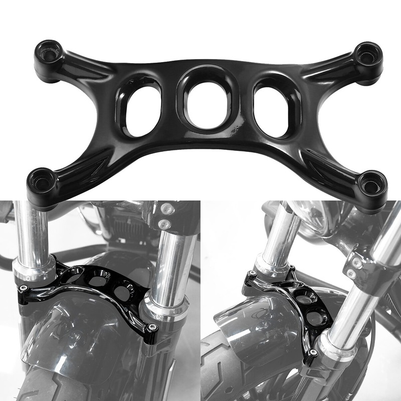 Front Fender Brace Forks Fit For Harley 48 Forty Eight XL1200X 16