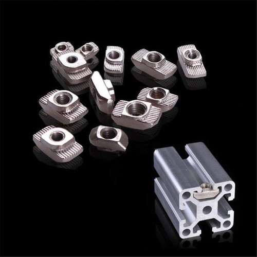 M3 M4 M5 Drop in Tee tnuts 2020 Tslot Aluminium Profile Extrusion F