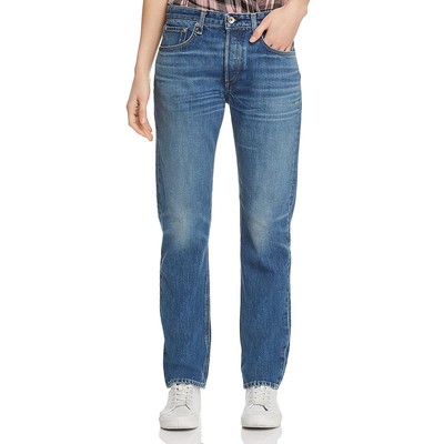 

Женские джинсы-бойфренды Rag - Bone Rosa Blue Denim со средней посадкой  BHFO 7879, Breeze