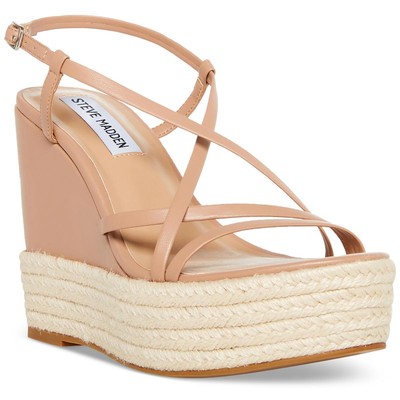 Женские босоножки на платформе Steve Madden Whitlee бежевого цвета 9.5 Medium (B,M) BHFO 4134