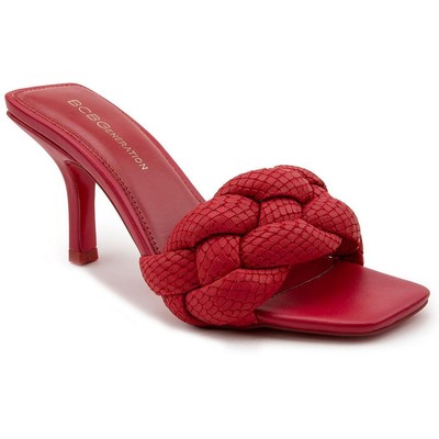 

Женские красные кожаные туфли-лодочки BCBGeneration Marlino 10 Medium (B,M) BHFO 6592, Lipstick breach, Marlino