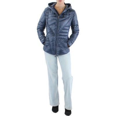 

Женское короткое стеганое пальто темно-синего цвета с логотипом SNOWMAN Packabe  BHFO 2598, Midnight blue, PS20802