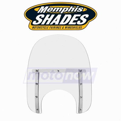 Memphis Shades Memphis Slim Windshield (9in. Cutout) for 1998-2006 Harley ky