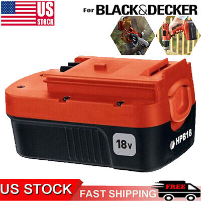  18V for Black and Decker HPB18 18 Volt 4.5Ah Battery HPB18-OPE 244760-00