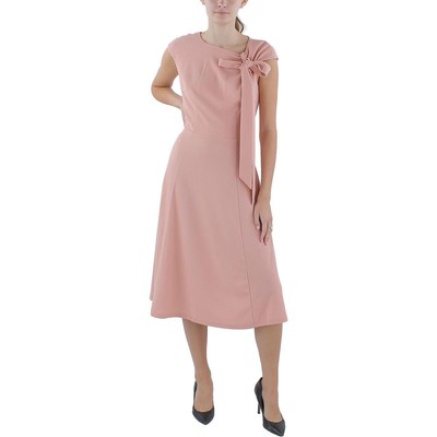Женское розовое платье-клеш А-силуэта из крепа повседневного кроя M BHFO 9968
