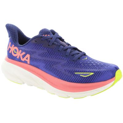 Hoka One One Womens Clifton 9 Navy Running Shoes 8.5 Medium (B,M) BHFO 7613
