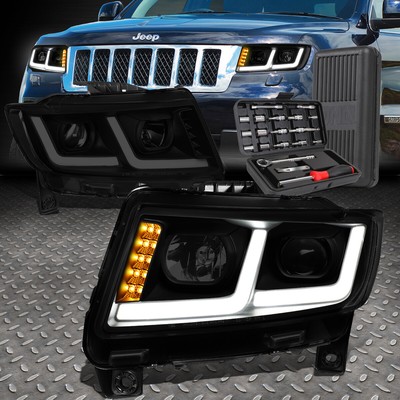 ДЛЯ 11-13 СВЕТОДИОДНЫХ ФАР ПРОЕКТОРА GRAND CHEROKEE LED DRL С ДЫМЧАТЫМ/ПРОЗРАЧНЫМ ПОКРЫТИЕМ + НАБОР ИНСТРУМЕНТОВ