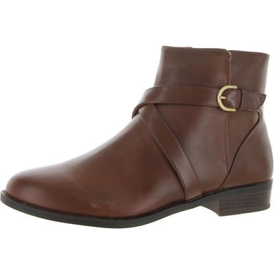 Rockport Womens Vicky Belt Tan Ankle Boots Shoes 9.5 Medium (B,M) BHFO 5036