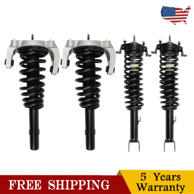 4pcs Front Rear Struts Coil Springs For 2001-2006 Dodge Stratus Chrysler Sebring